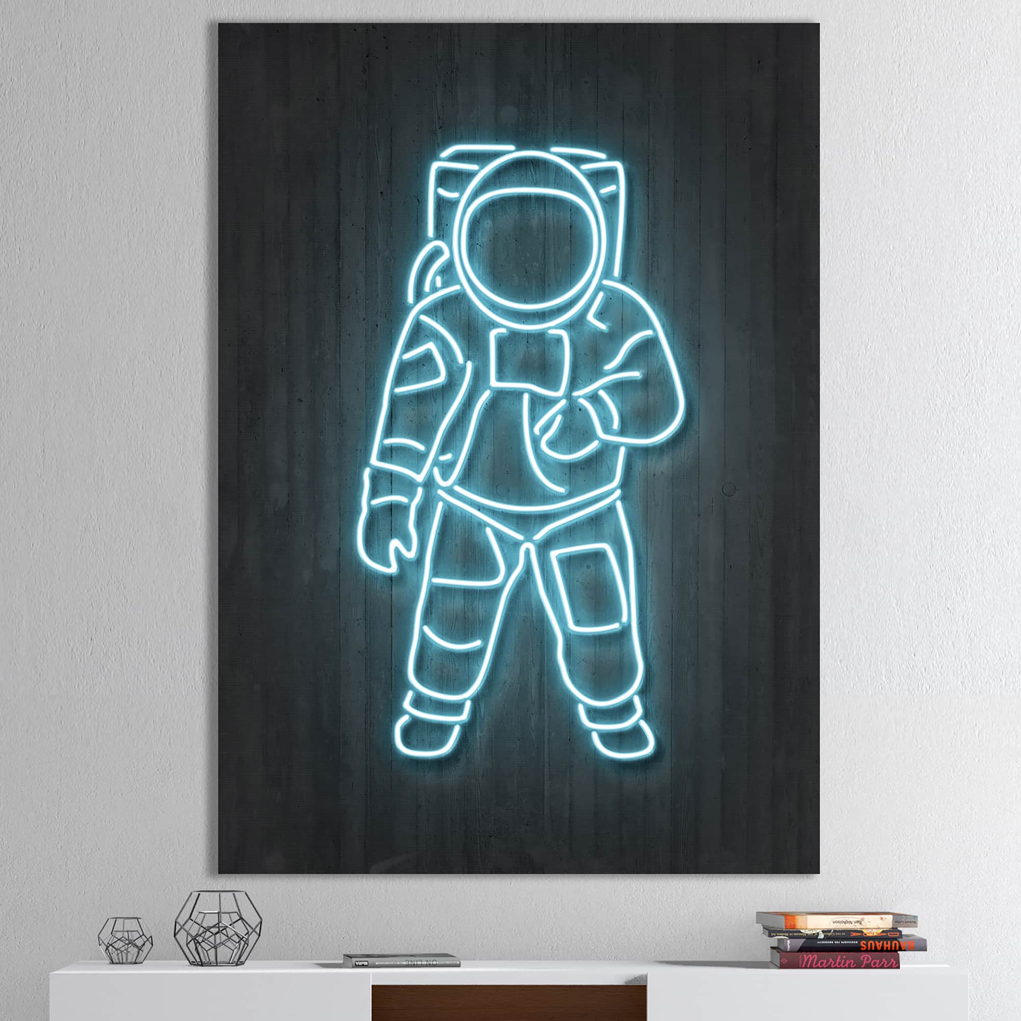 Designart - Neon Astronaut